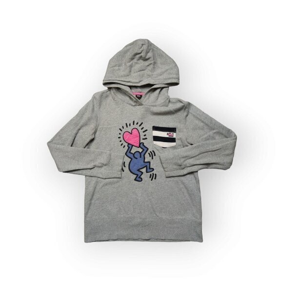 Uniqlo SPRZ NY Keith Haring Hoodie Art Sweatshirt Womens Large - Picture 1 of 9